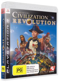 Civilization Revolution PAL Playstation 3 PAL box art